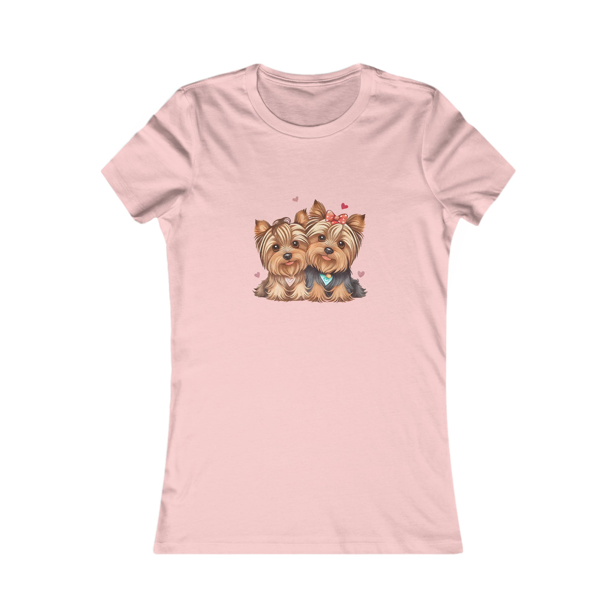 Cute Yorkie Womens Tshirt  Comfy Bella+Canvas style shirt for women