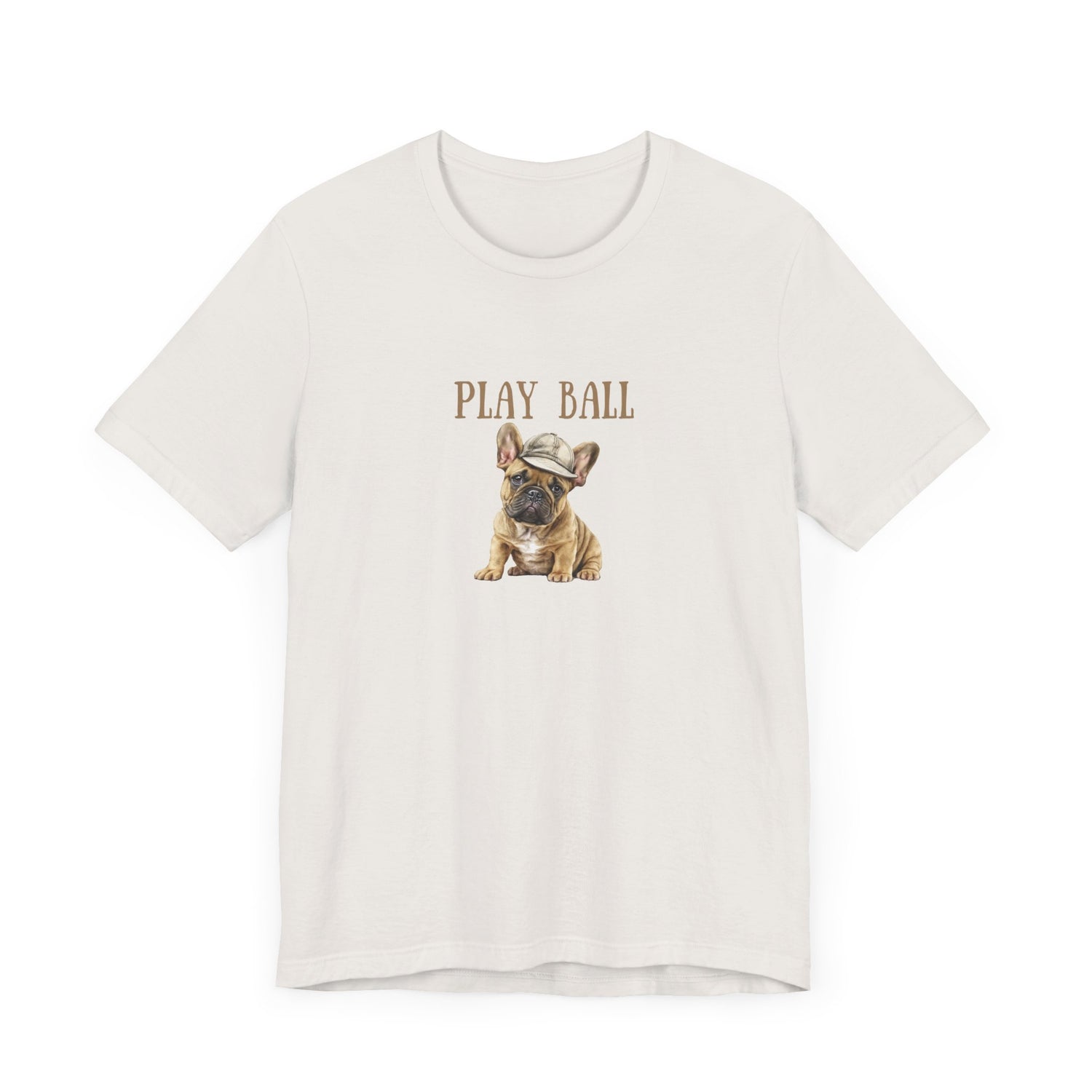 Play Ball with Frenchie Dog on Comfy Bella+Canvas Style Tshirt Dog lover, french bulldog, pet owner gifts for her gifts for him