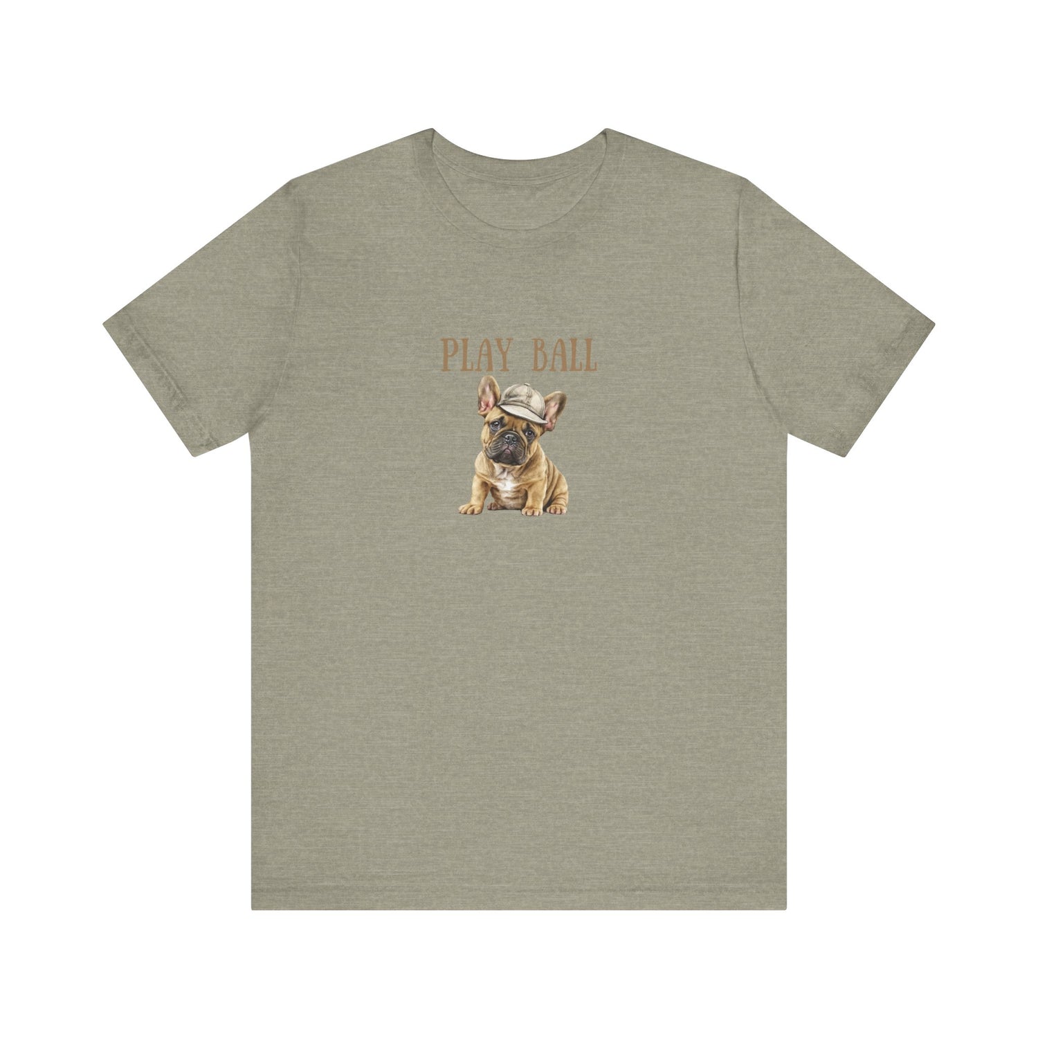 Play Ball with Frenchie Dog on Comfy Bella+Canvas Style Tshirt Dog lover, french bulldog, pet owner gifts for her gifts for him