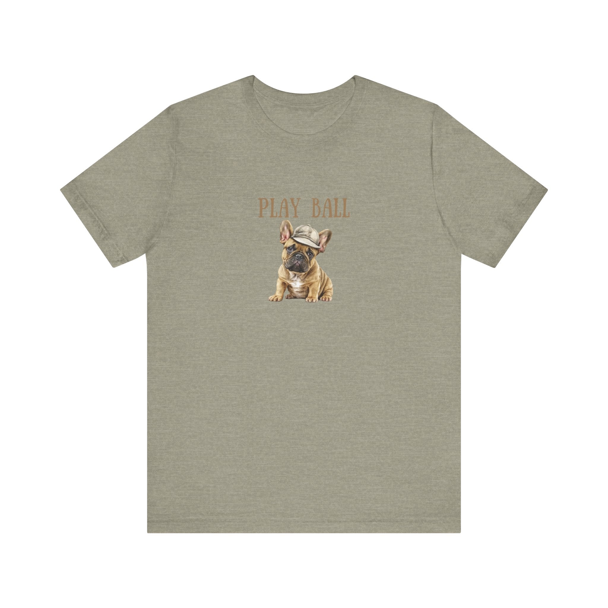 Play Ball with Frenchie Dog on Comfy Bella+Canvas Style Tshirt Dog lover, french bulldog, pet owner gifts for her gifts for him