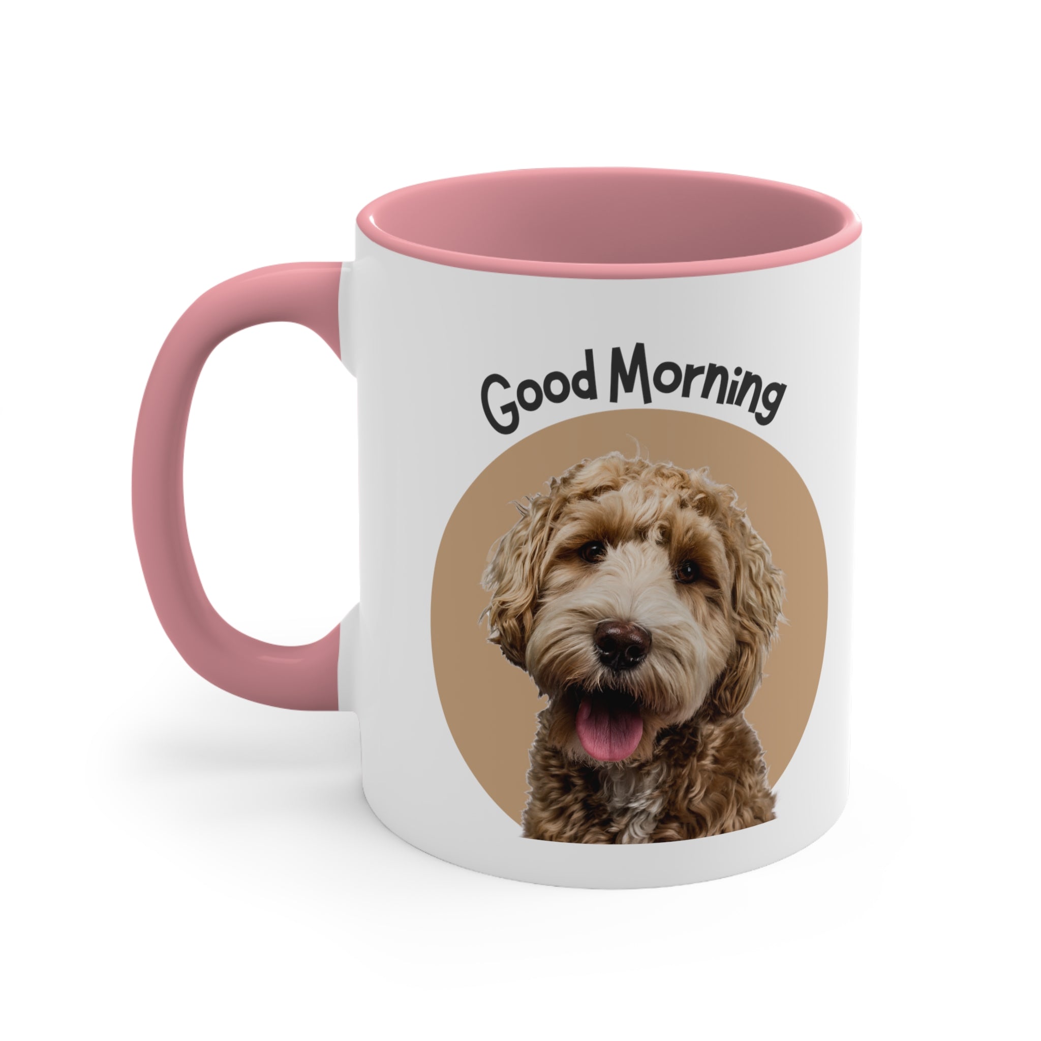 Custom Good Morning Doodle Dog Coffee Mug, 11oz Multi Colors Classic Style Dog Lover Gifts Special Dog Gifts Holiday Gifts Printify
