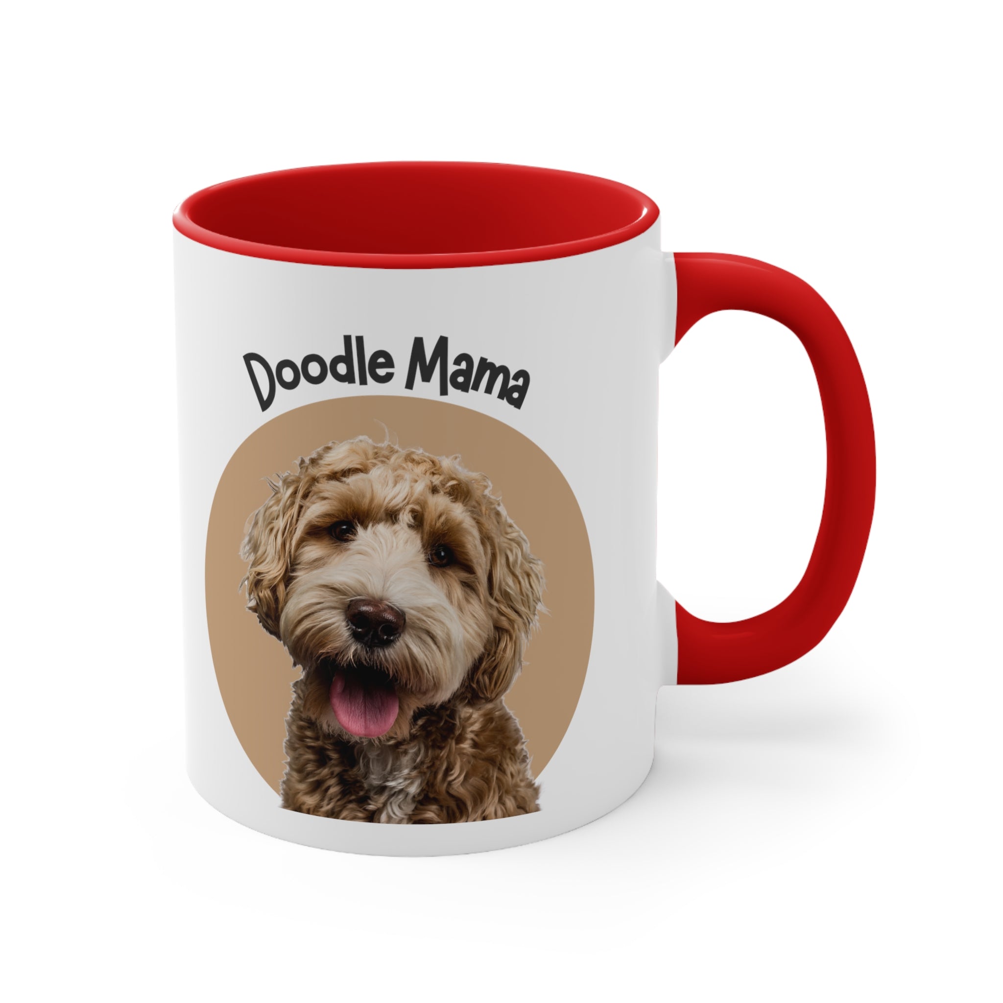 Custom Doodle Mama Coffee Mug, 11oz Multi Colors Classic Style Dog Lover Gifts Special Dog Gifts Holiday Gifts Printify