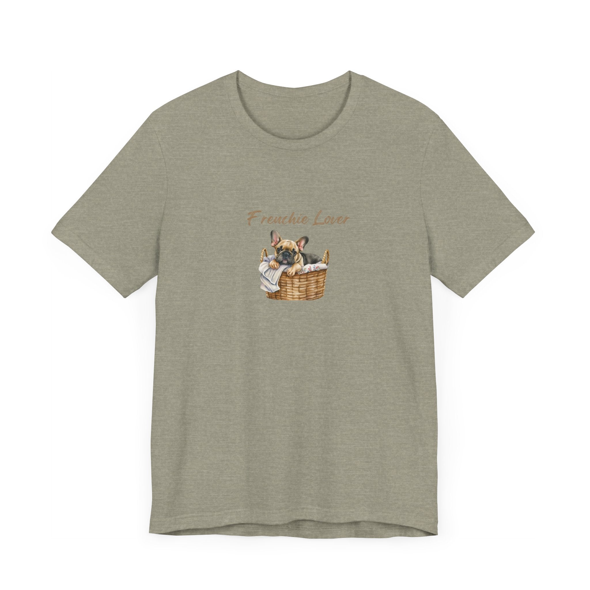 Frenchie Lover Womens Tshirt  Comfy Bella+Canvas Style Gift for Her, Dog Mom Gift, Dog Lover Fun Dog Shirt
