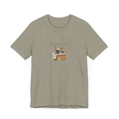 Frenchie Lover Womens Tshirt  Comfy Bella+Canvas Style Gift for Her, Dog Mom Gift, Dog Lover Fun Dog Shirt