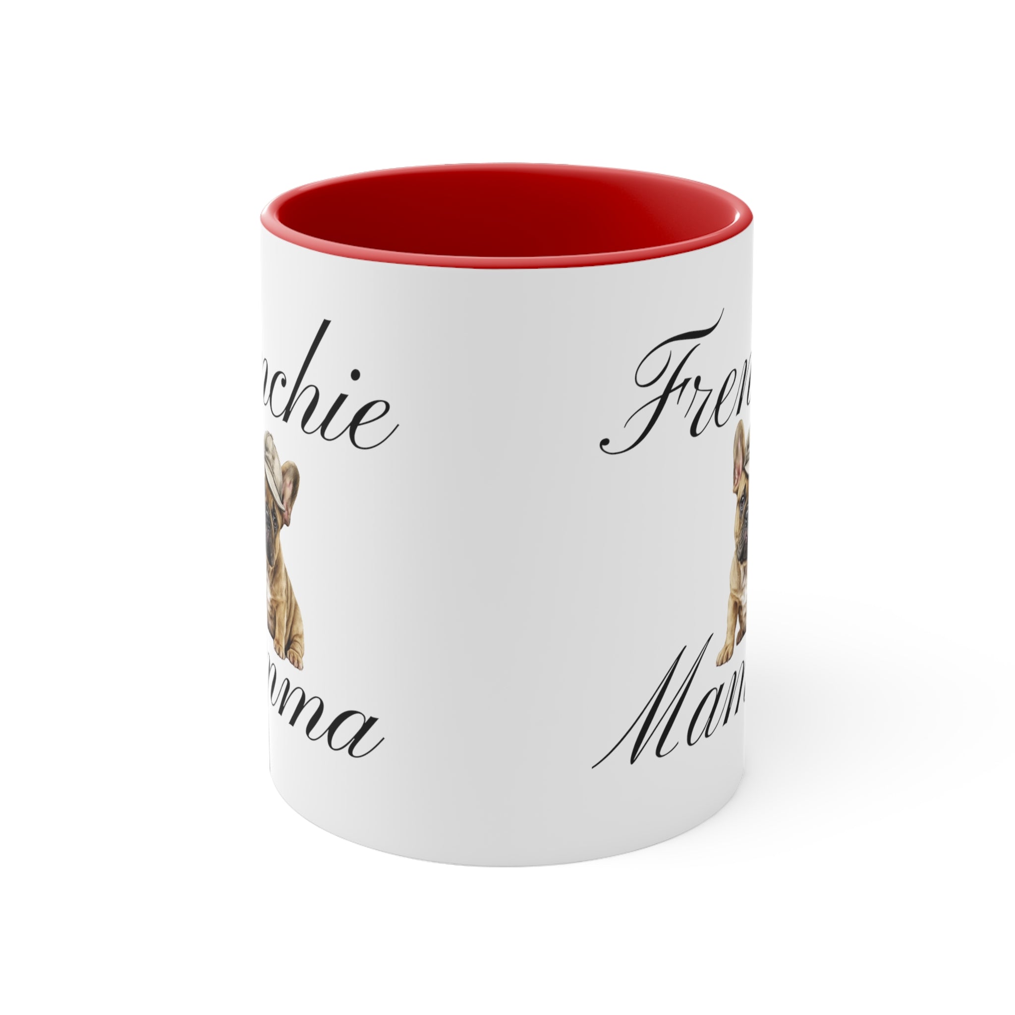 Baseball Frenchie Mamma Custom Multi-Color Coffee Mug for Dog Owners