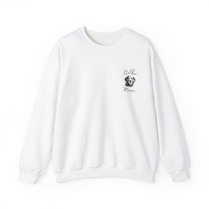 Labrador Mama Crewneck Sweatshirt - Dog Lover College Style Gift for Her