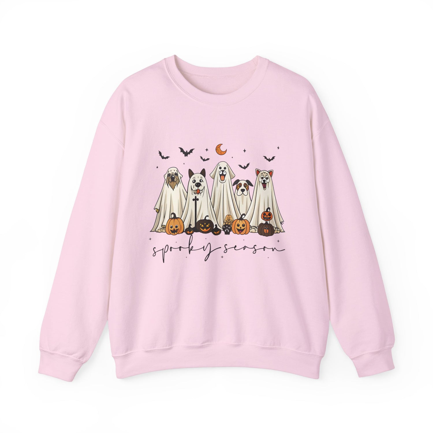Custom Spooky Season Dog Sweatshirt-Halloween Dog Lover Apparel