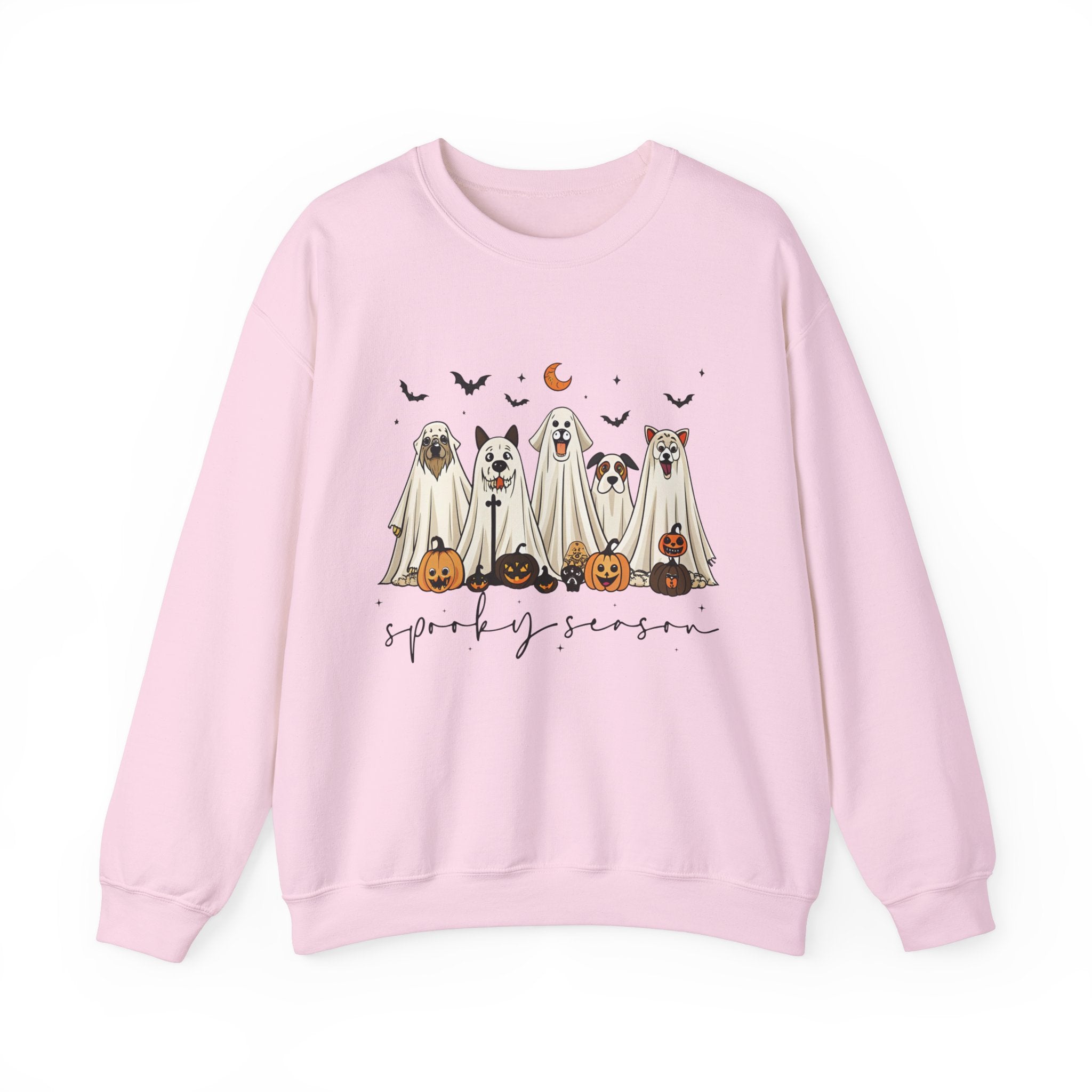 Custom Spooky Season Dog Sweatshirt-Halloween Dog Lover Apparel