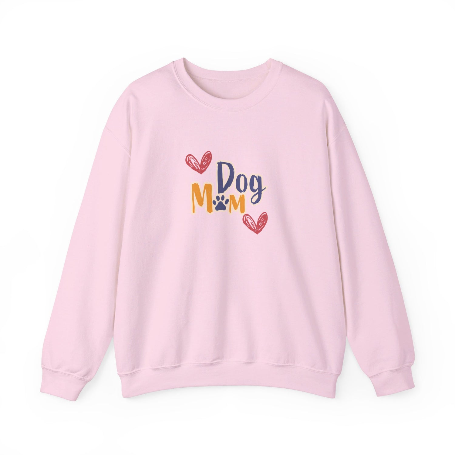 Dog Mom Crewneck Sweatshirt College Style | Perfect Gift for Her, Dog Lover Apparel, Dog People Shirt