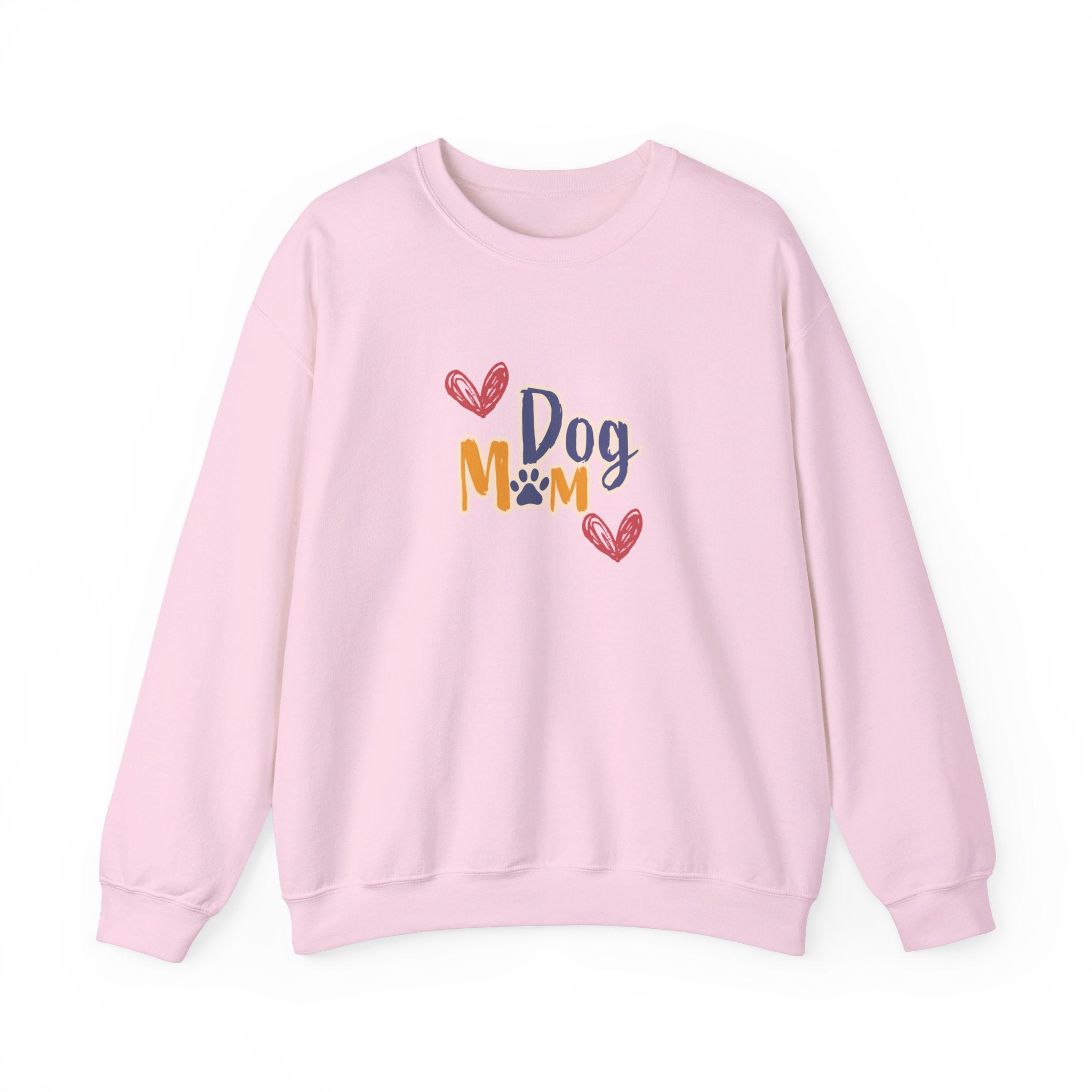 Dog Mom Crewneck Sweatshirt College Style | Perfect Gift for Her, Dog Lover Apparel, Dog People Shirt