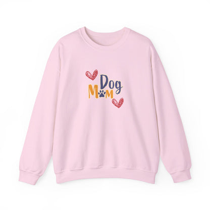 Dog Mom Crewneck Sweatshirt College Style | Perfect Gift for Her, Dog Lover Apparel, Dog People Shirt