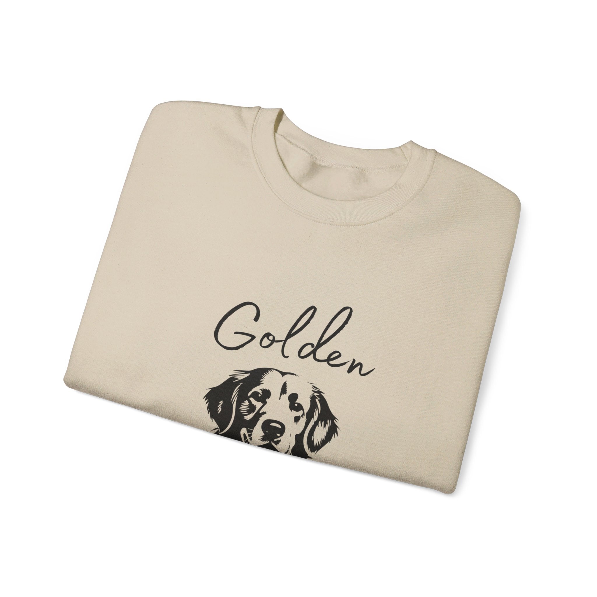 Golden Labrador Mama Dog Lover Crewneck Sweatshirt College Style Gift for Her, Golden Retriever Mom, Dog People Shirt