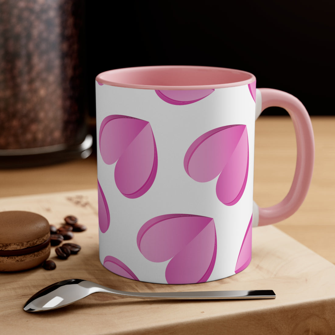Valentines Hearts Custom Coffee Mug 11oz Gifts