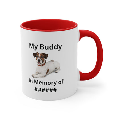 Memorial Mug for Your Pet - Multi-Color 11oz Coffee Mug for Animal Lovers | Pet Lover, Dog Lover, Memorial Gift
