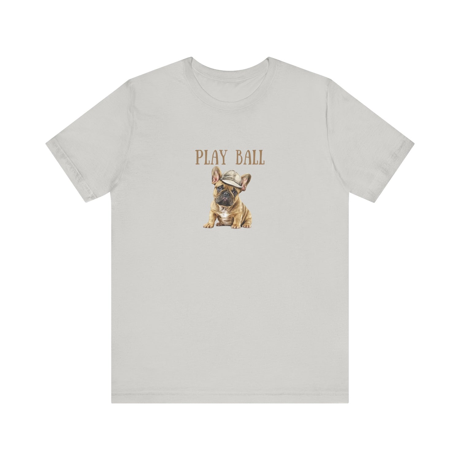 Play Ball with Frenchie Dog on Comfy Bella+Canvas Style Tshirt Dog lover, french bulldog, pet owner gifts for her gifts for him