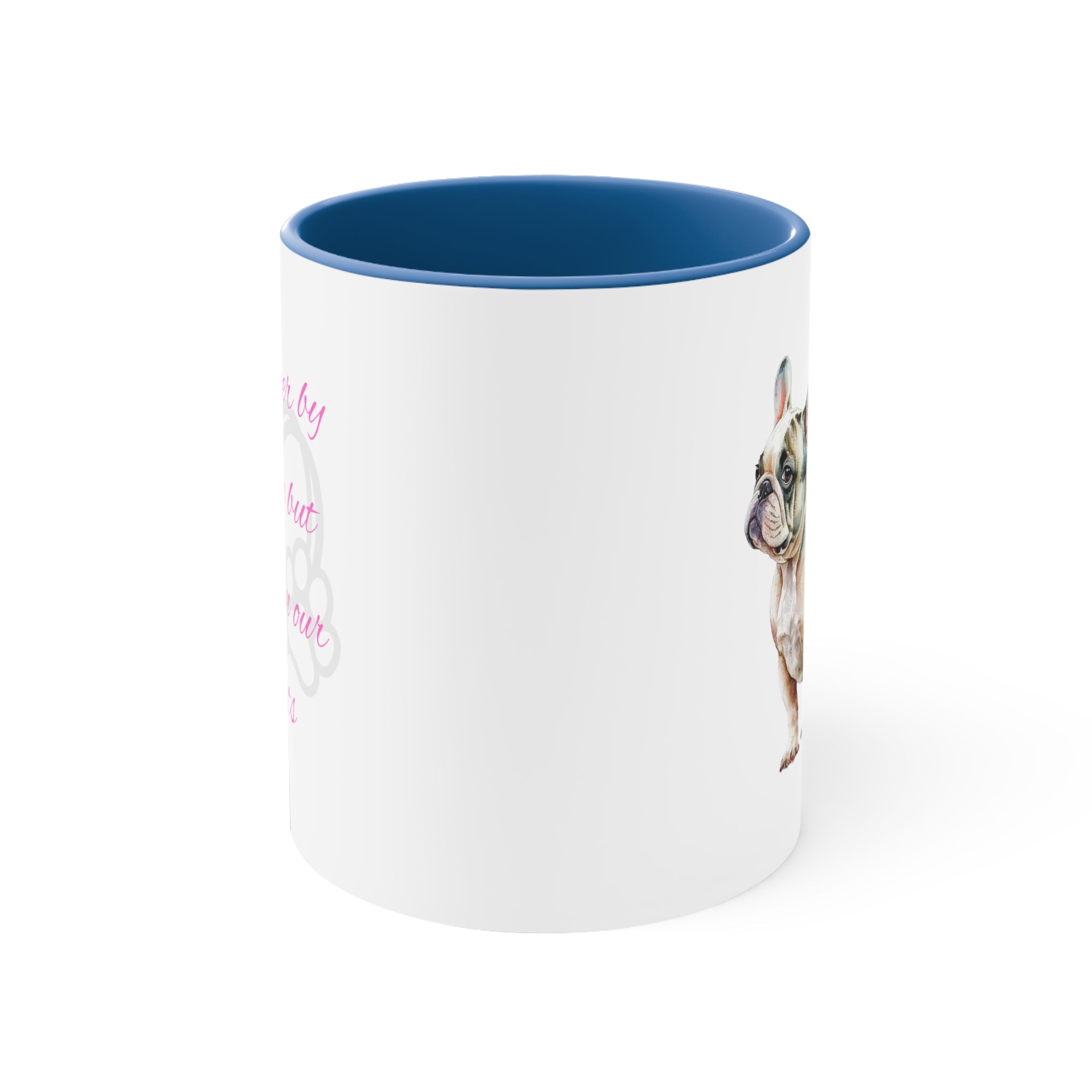No Longer by My Side but in Our Hearts Memorial Coffee Mug - Personalized Multi-Color Tribute Mug