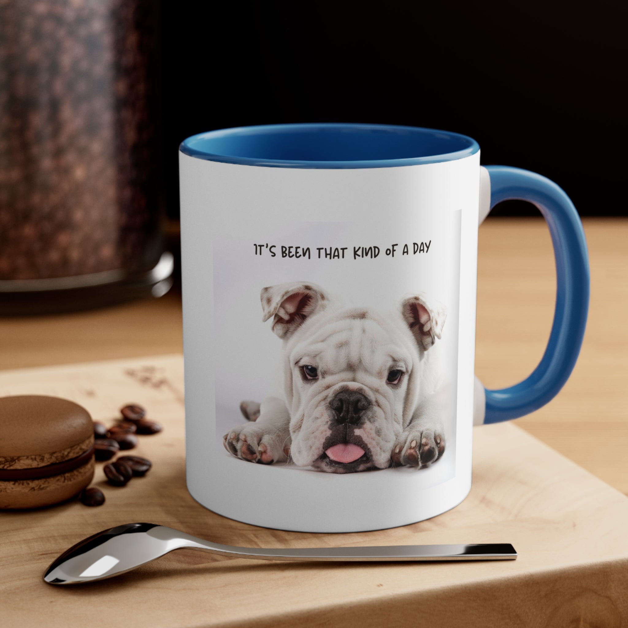 Its Been That Kind of a Day Custom Dog Portrait Accent Coffee Mug, 11oz Multi Colored Mugs Gifts for Dog Lover Gift for Pet Owner Printify