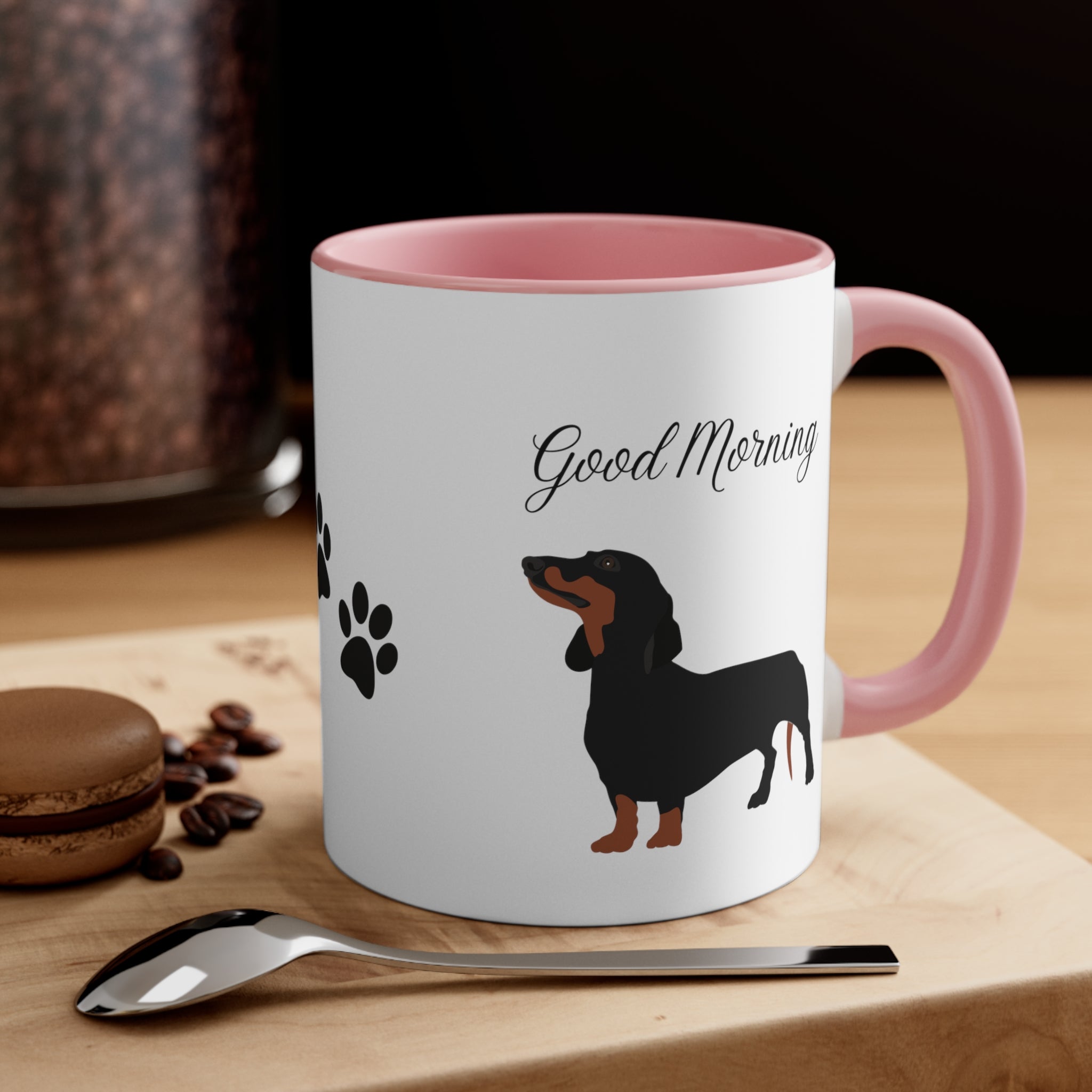 Dachshund Custom Coffee Mug 11oz Multi Colors, Dog Lover Mug, Pet Owner, Gift for Her,