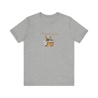 Frenchie Lover Womens Tshirt  Comfy Bella+Canvas Style Gift for Her, Dog Mom Gift, Dog Lover Fun Dog Shirt