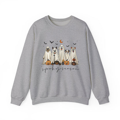 Custom Spooky Season Dog Sweatshirt-Halloween Dog Lover Apparel