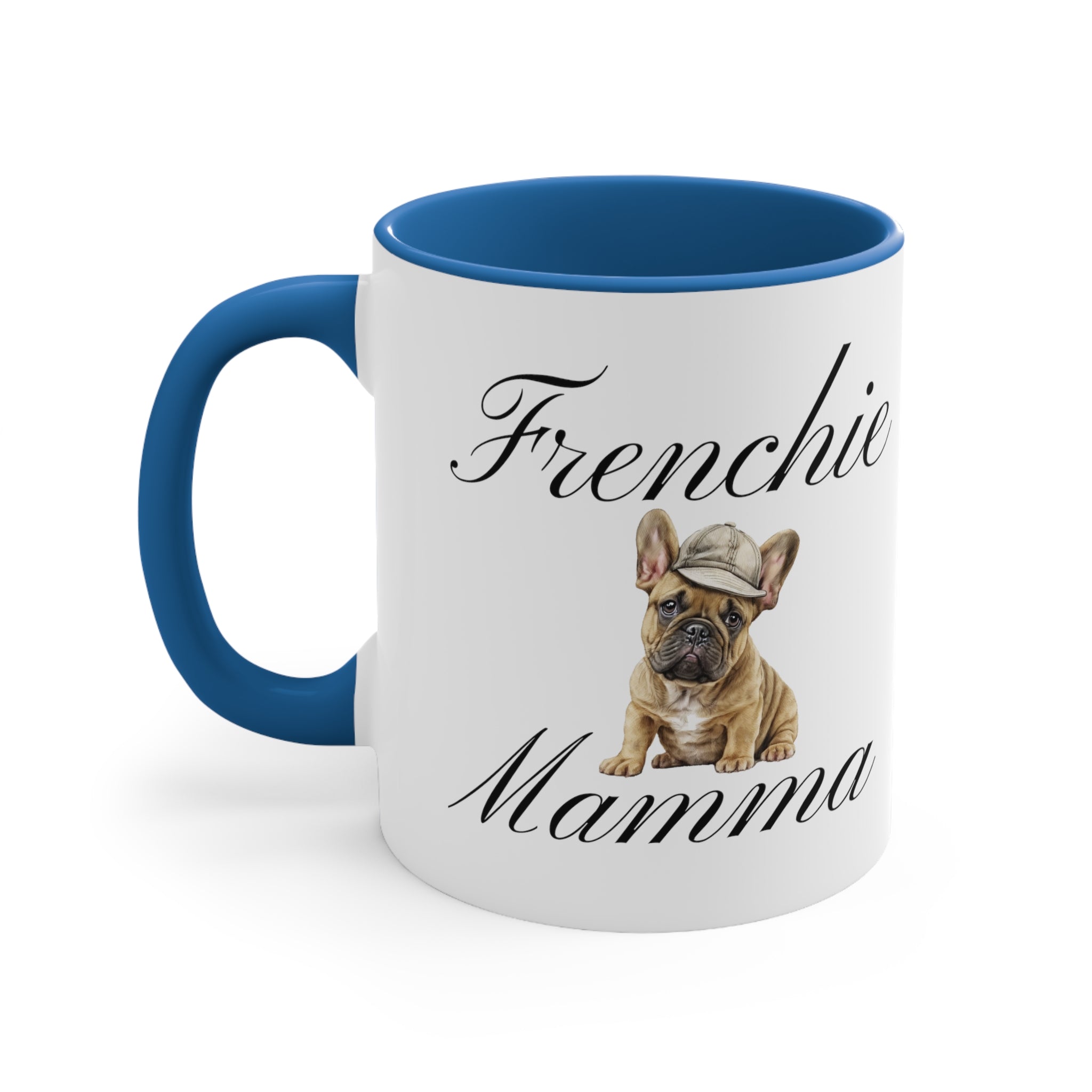 Baseball Frenchie Mamma Custom Multi-Color Coffee Mug for Dog Owners