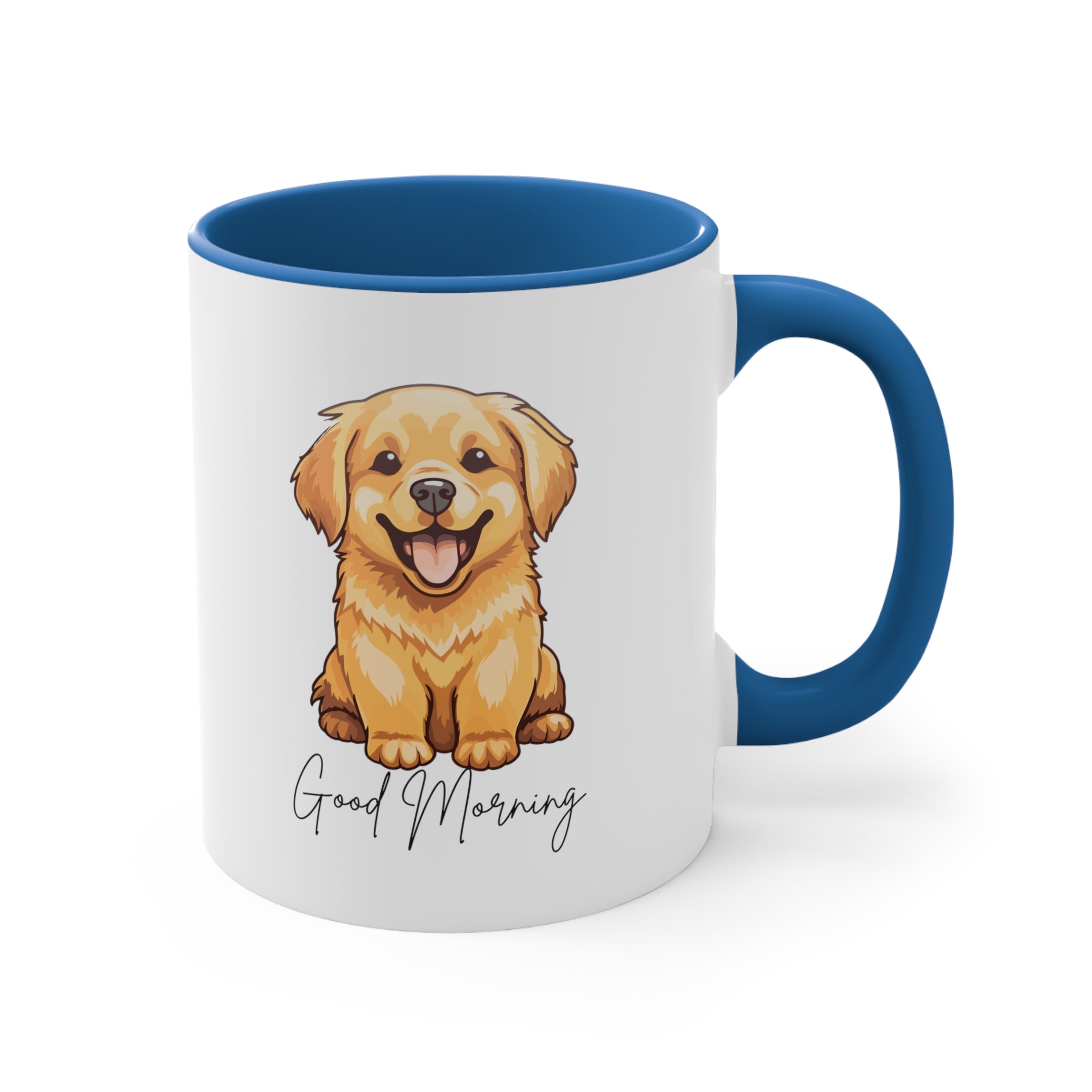 Good Mornings Cute Puppy Coffee Mug  11oz Multi Colors Cute Dog Mug, Dog Mom Gift, Funny Dog Cup Gift for Her
