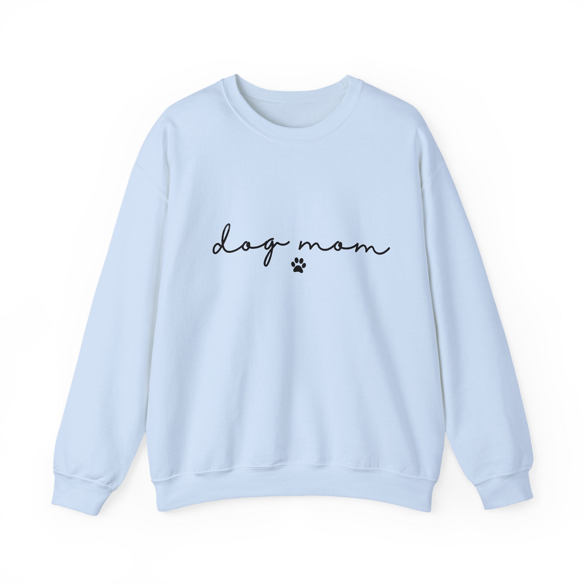 Dog Mom Crewneck Sweatshirt, Multi Colors and Custom Designs.