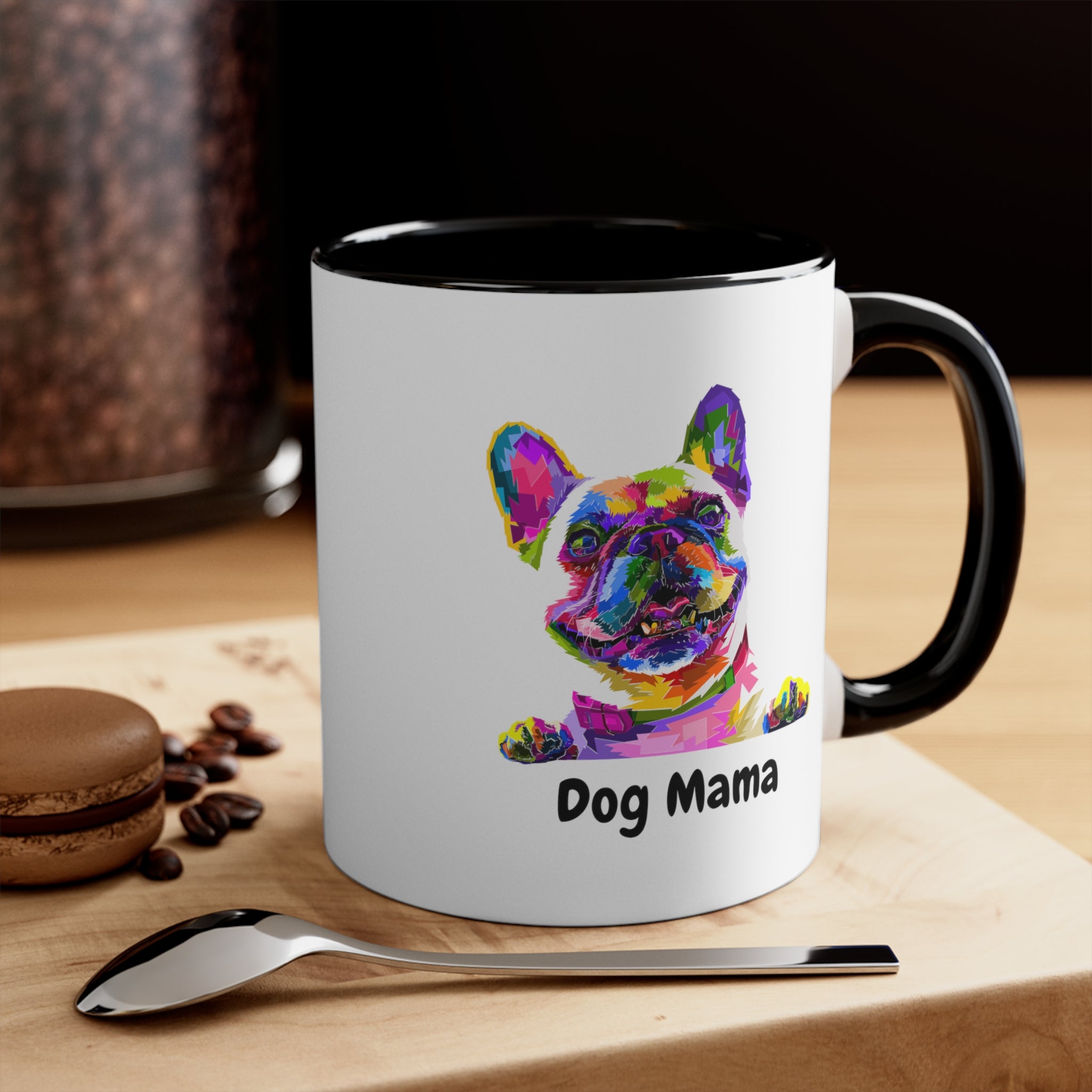 Custom Frenchie Mug Ceramic Coffee Mug, 11oz Multi Colors