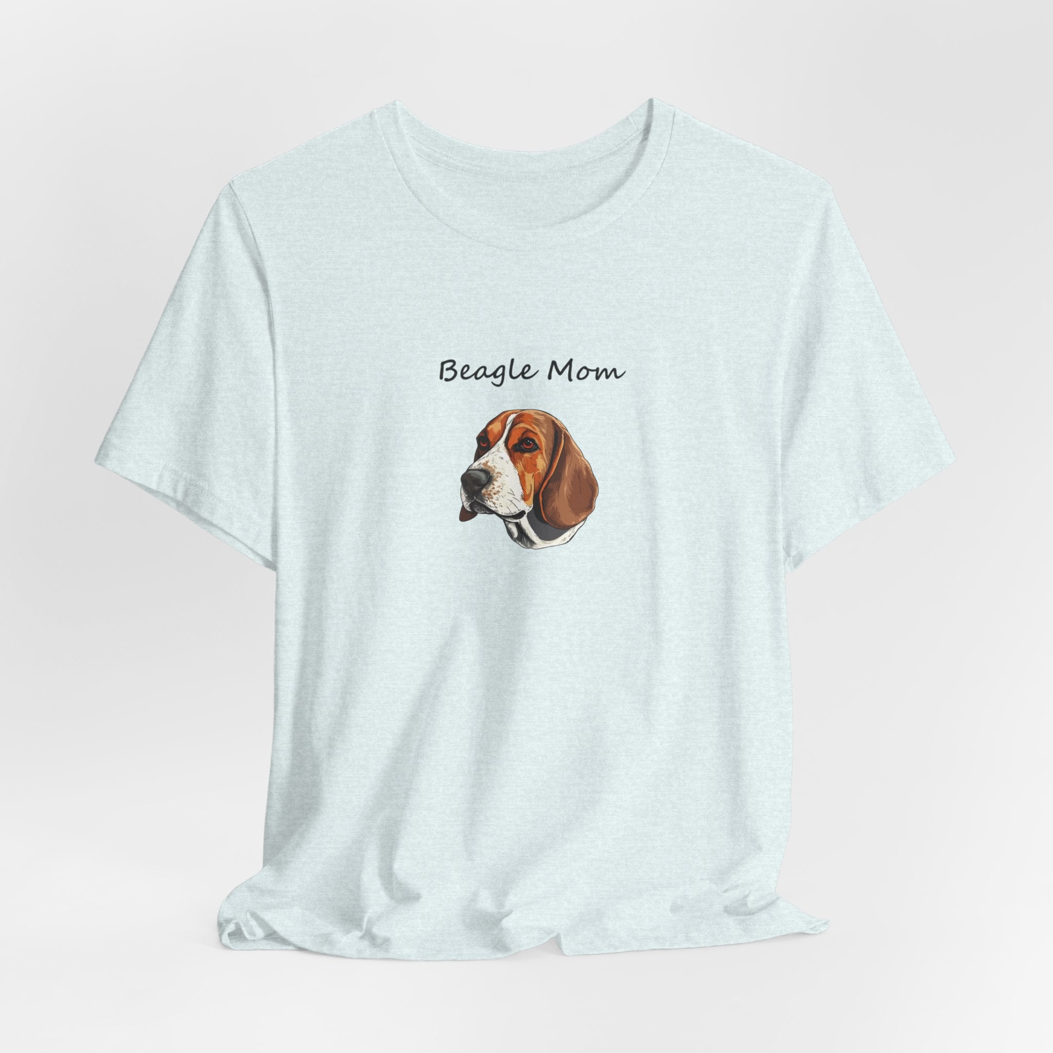 Beagle Lover Dog Mom Unisex Jersey Short Sleeve Tee, Gift for Her, Bella Canvas, Dog Mom Shirt, Dog Lover Gift, Birthday Gift, Dog Mom