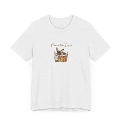 Frenchie Lover Womens Tshirt  Comfy Bella+Canvas Style Gift for Her, Dog Mom Gift, Dog Lover Fun Dog Shirt