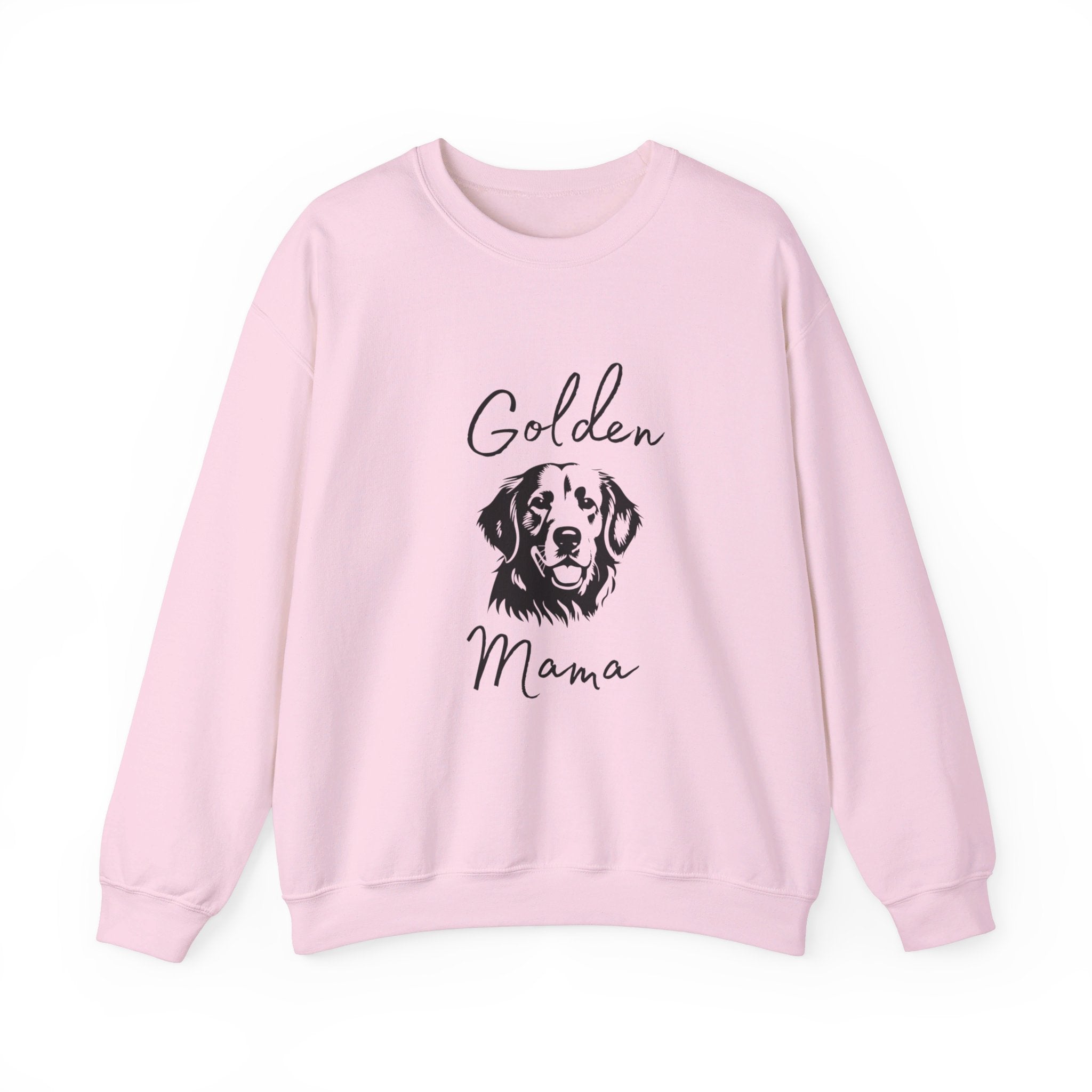Golden Labrador Mama Dog Lover Crewneck Sweatshirt College Style Gift for Her, Golden Retriever Mom, Dog People Shirt