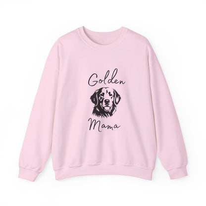 Golden Labrador Mama Dog Lover Crewneck Sweatshirt College Style Gift for Her, Golden Retriever Mom, Dog People Shirt