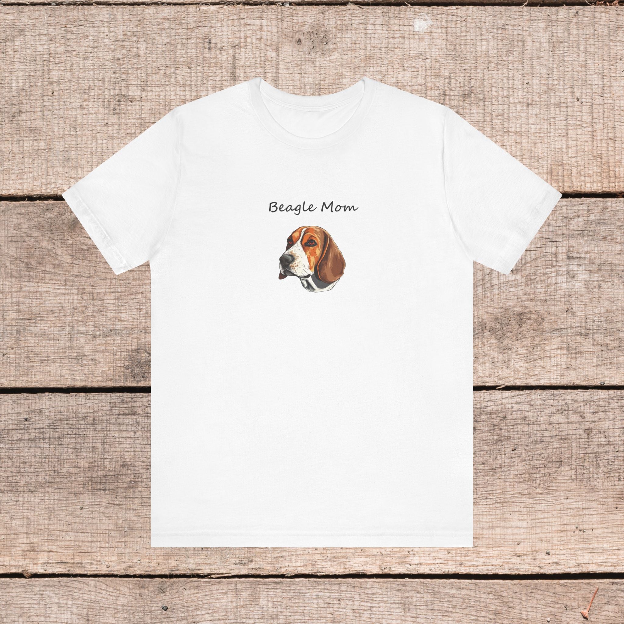 Beagle Lover Dog Mom Unisex Jersey Short Sleeve Tee, Gift for Her, Bella Canvas, Dog Mom Shirt, Dog Lover Gift, Birthday Gift, Dog Mom