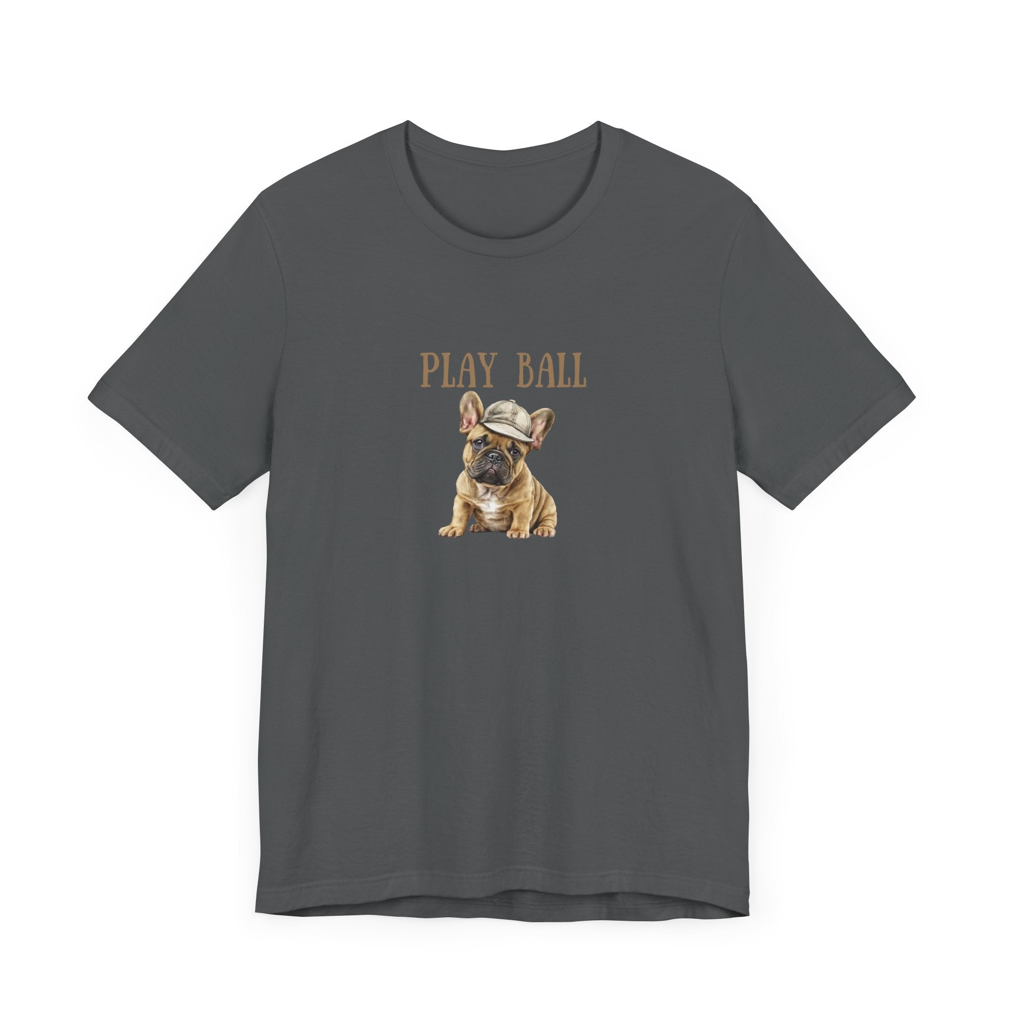 Play Ball with Frenchie Dog on Comfy Bella+Canvas Style Tshirt Dog lover, french bulldog, pet owner gifts for her gifts for him