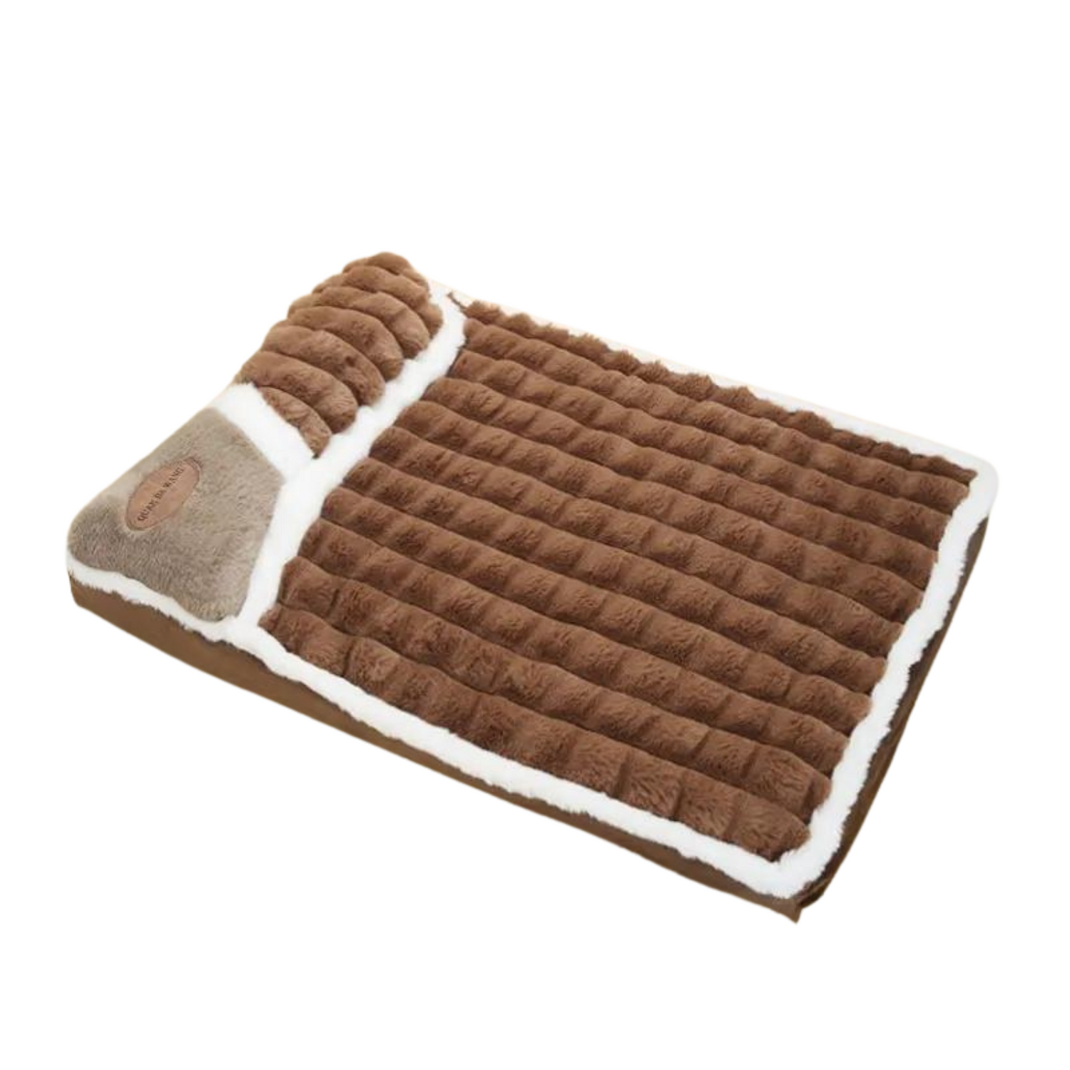 Luxury Plush Pet Sofa Bed - Soft &amp; Warm Hypoallergenic Deep Sleep Cushion for Ultimate Comfort