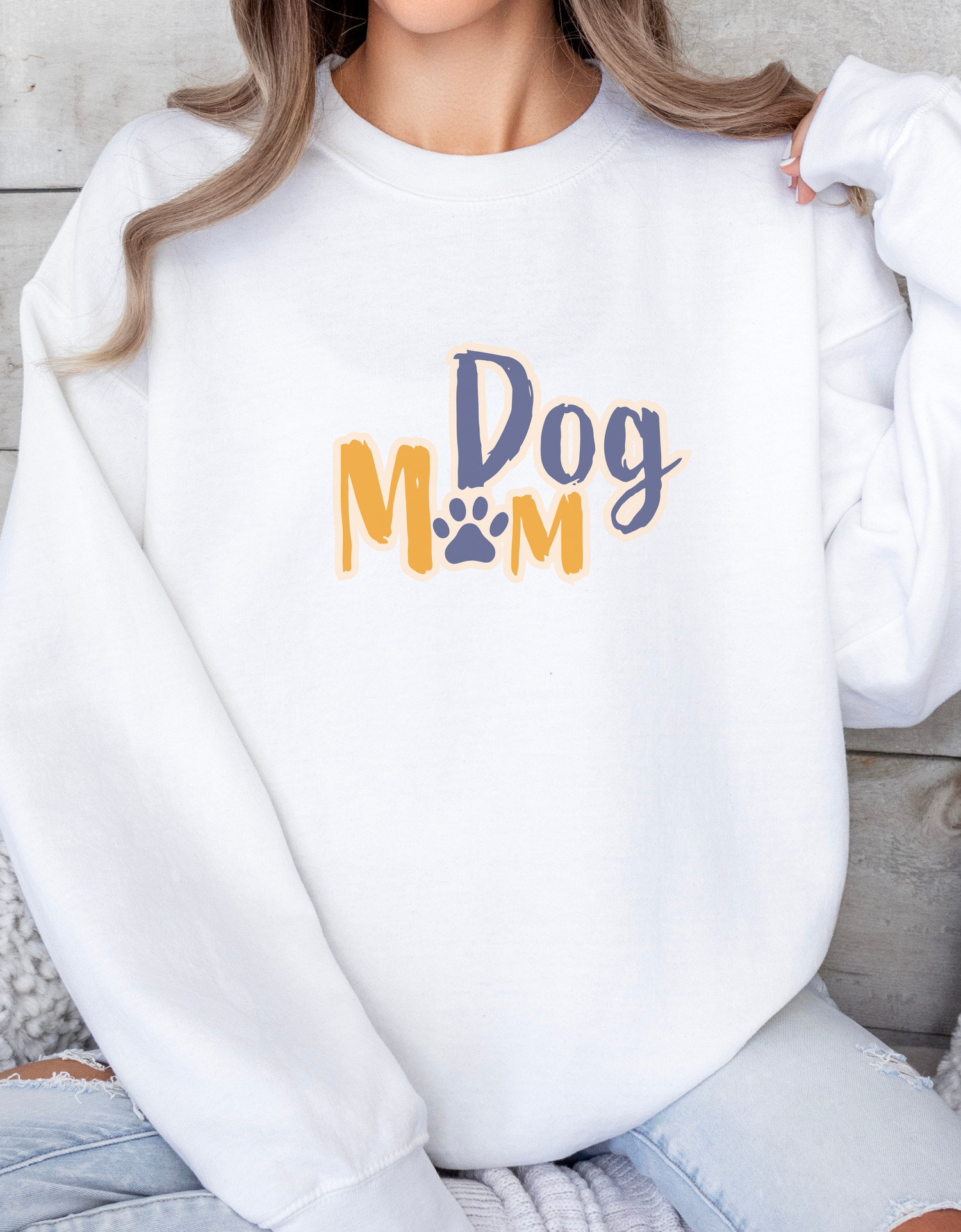 Dog Mom Unisex Crewneck Sweatshirt Gifts for Dog Mom, Dog Lovers, Pet Owner, Holiday Gifts, Pet Lover Gift, Women&