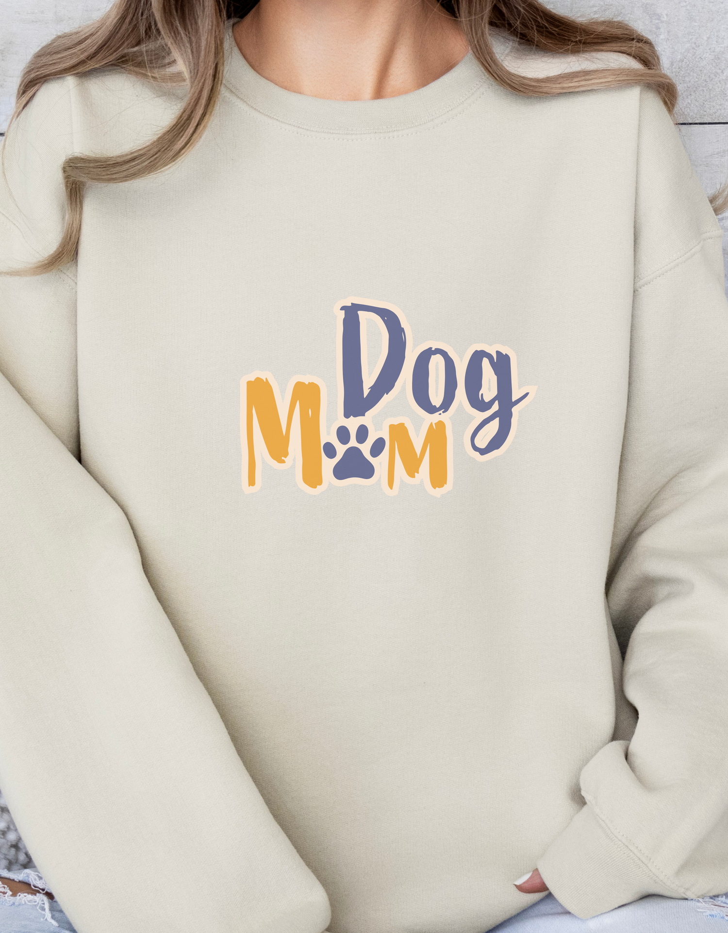 Dog Mom Unisex Crewneck Sweatshirt Gifts for Dog Mom, Dog Lovers, Pet Owner, Holiday Gifts, Pet Lover Gift, Women&