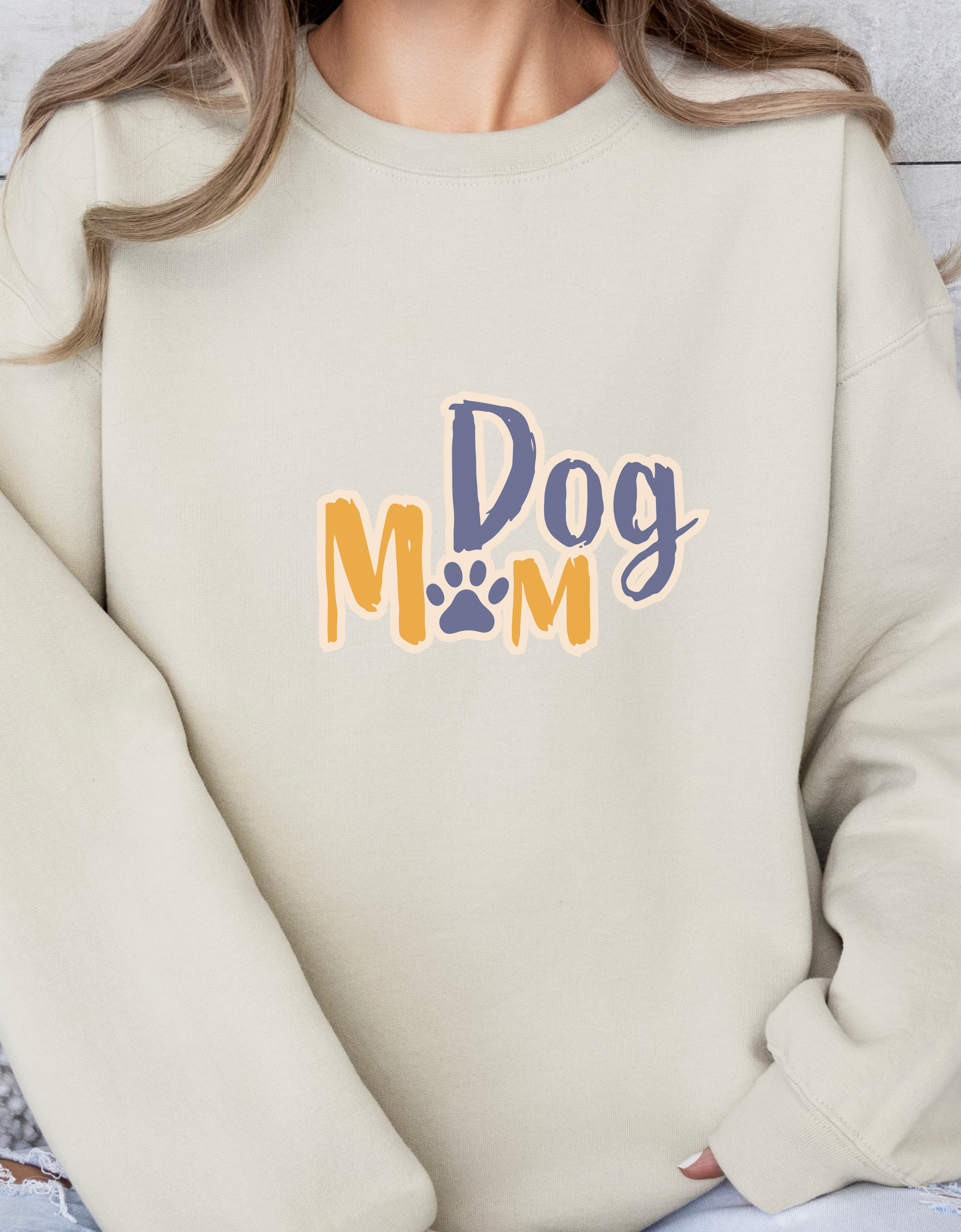 Dog Mom Unisex Crewneck Sweatshirt Gifts for Dog Mom, Dog Lovers, Pet Owner, Holiday Gifts, Pet Lover Gift, Women&