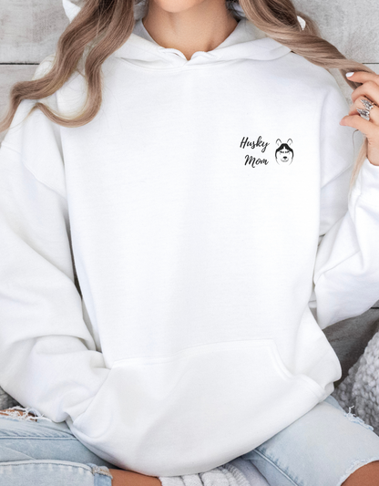 Husky Dog Hoodie - Cotton Sweatshirt for Husky Lovers