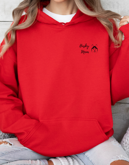 Husky Dog Hoodie - Cotton Sweatshirt for Husky Lovers