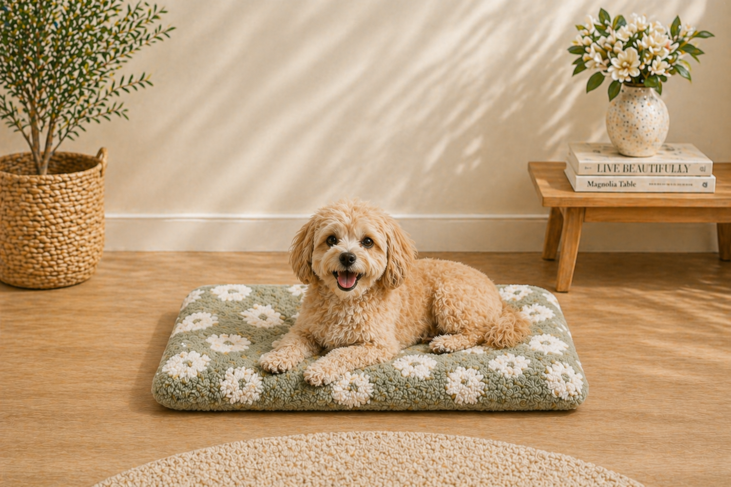 Ultimate Comfort Calming Dog Bed – Orthopedic Support &amp; Anxiety Relief- USA Shipping