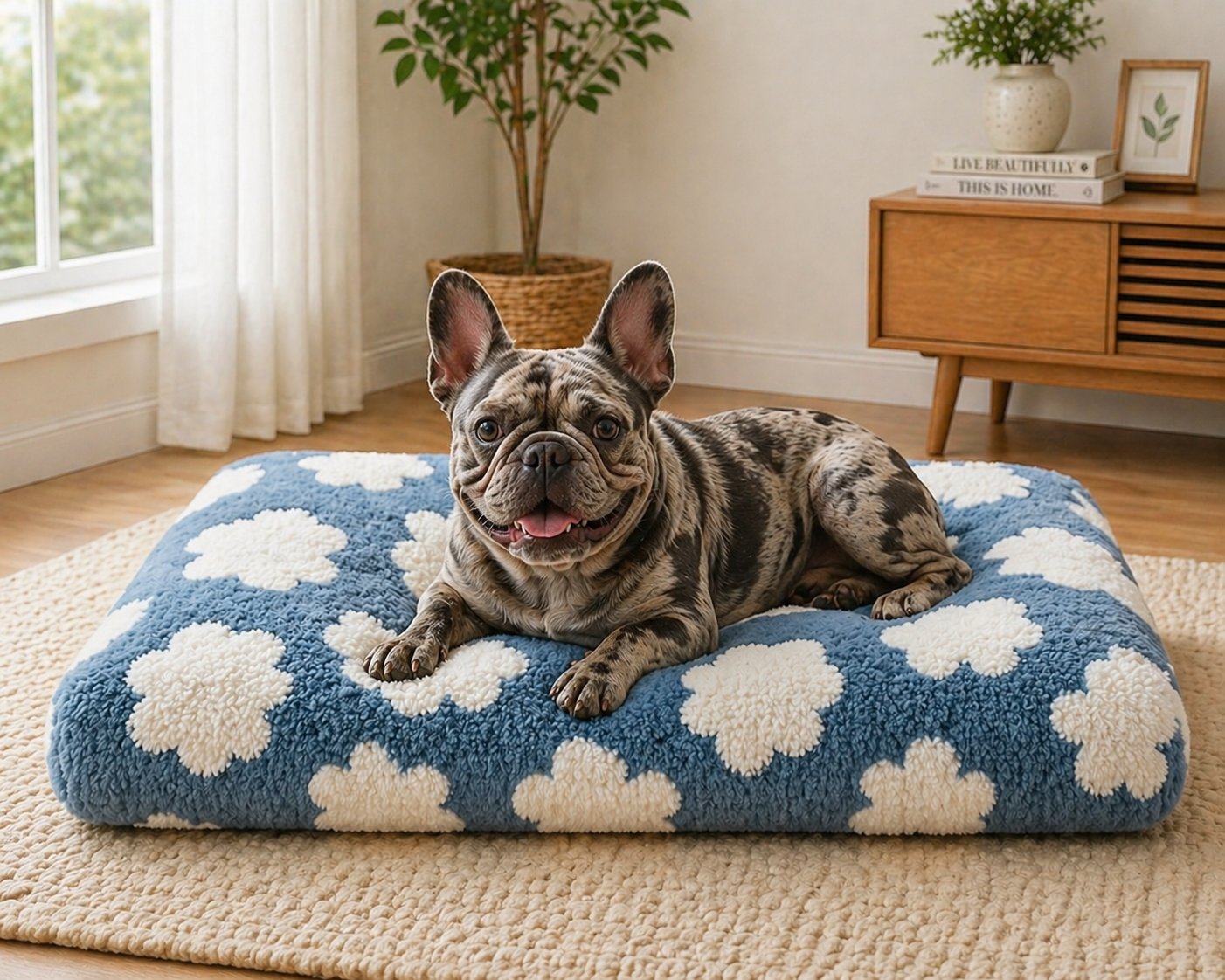 Ultimate Comfort Calming Dog Bed – Orthopedic Support &amp; Anxiety Relief- USA Shipping
