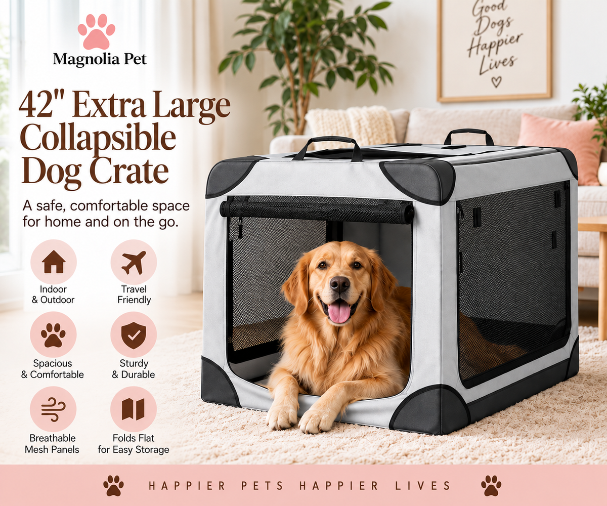 Magnolia Pet 42" Collapsible Dog Crate product image