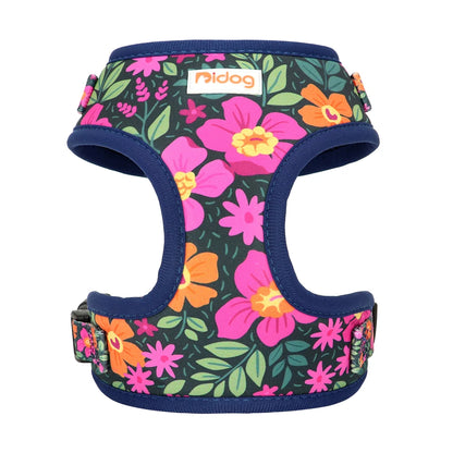 Cute Printed Mesh Nylon Dog Harness – Soft Breathable Adjustable Puppy Vest for Small, Medium &amp; Large Dogs