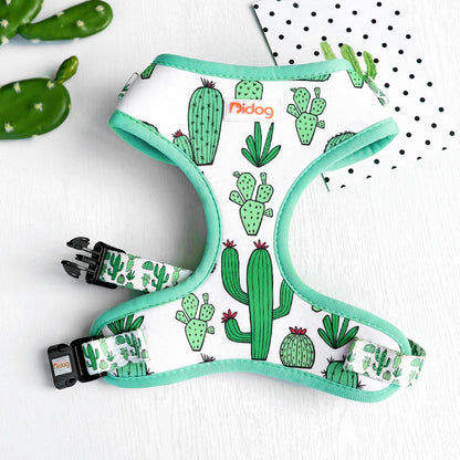 Cute Printed Mesh Nylon Dog Harness – Soft Breathable Adjustable Puppy Vest for Small, Medium &amp; Large Dogs