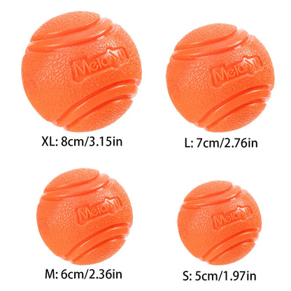 Durable Rubber Dog Ball – Chew-Resistant Bouncy Toy for Outdoor Play, Throwing &amp; Retrieval Training