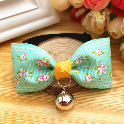 Cute Bow Tie for Dogs &amp; Cats – Adjustable Summer Style Collar, Pet Accessories