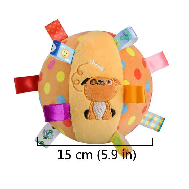Interactive Ball Dog Toy for Aggressive Chewers Training Decompress Bite Resistant Plush Handle Dog Toys with Bells Pet Supplies My Magnolia Shop