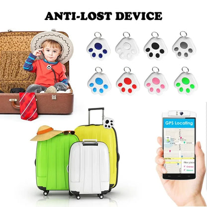 Mini Pet Anti-Lost GPS Tracker – Bluetooth Locator for Dogs, Cats, Keys &amp; Bags (iOS/Android)