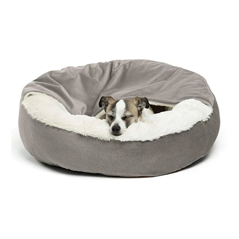 Orthopedic Dog Bed &amp; Cat Beds – Winter Warm Indoor Pet House with Soft Cushion &amp; Supportive Mat